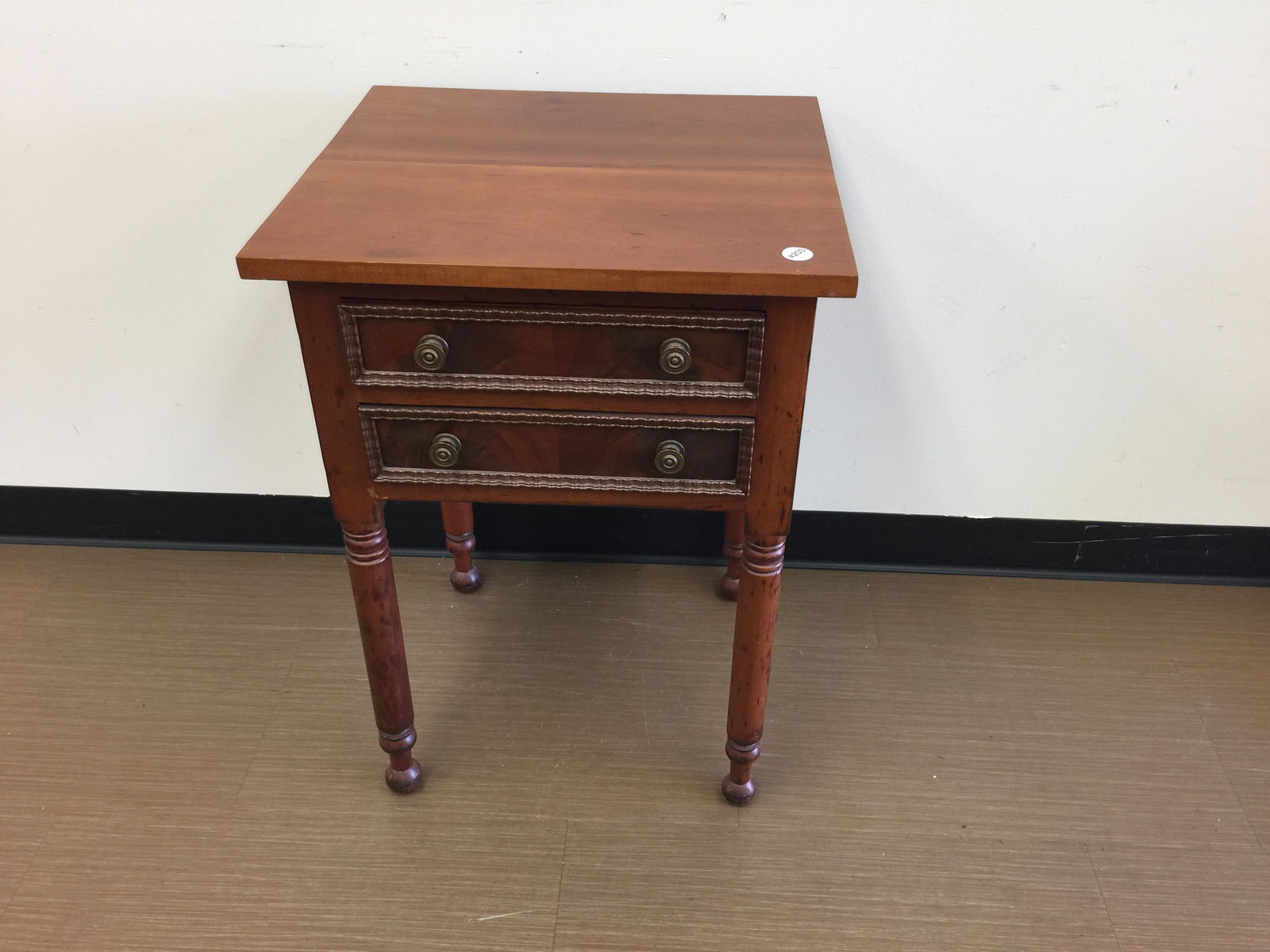 Carved Two Drawer Sheraton Stand (1 of 5)