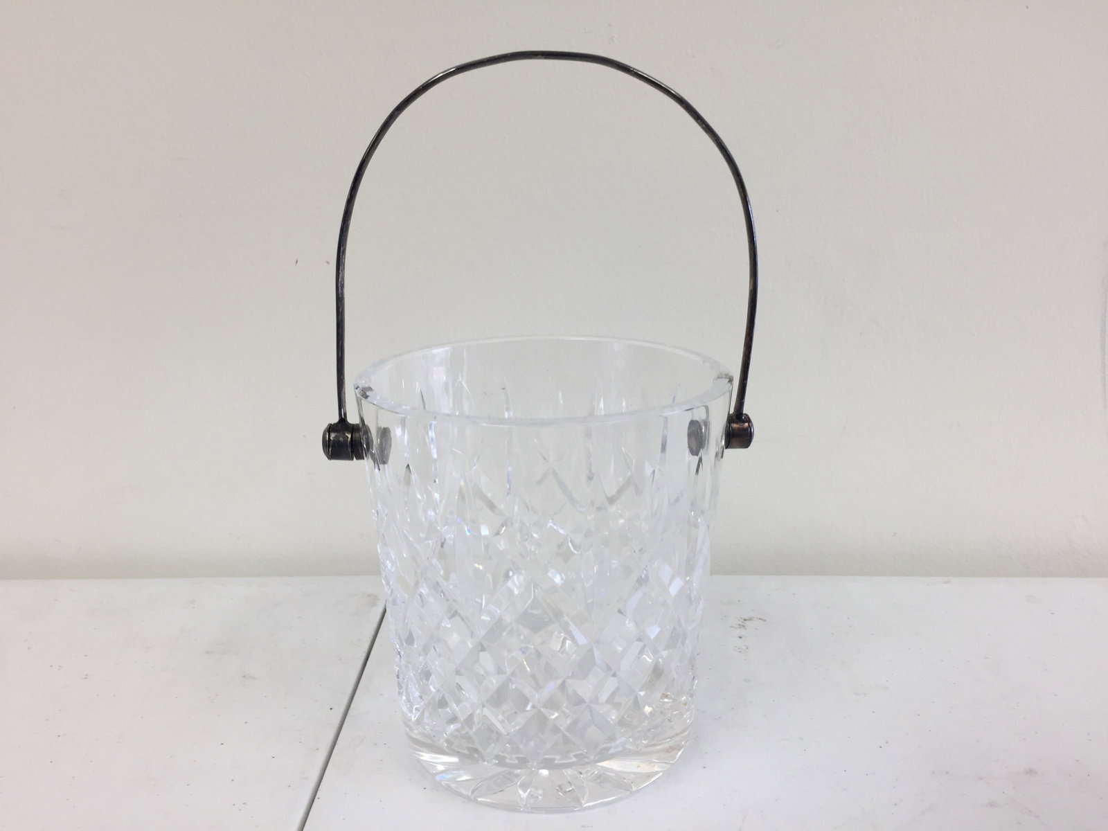Waterford Lismore Crystal Ice Bucket: marked, 5.5"H.