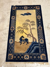 Art Deco Middle Eastern Carpet