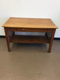 Antique Oak Mission Desk