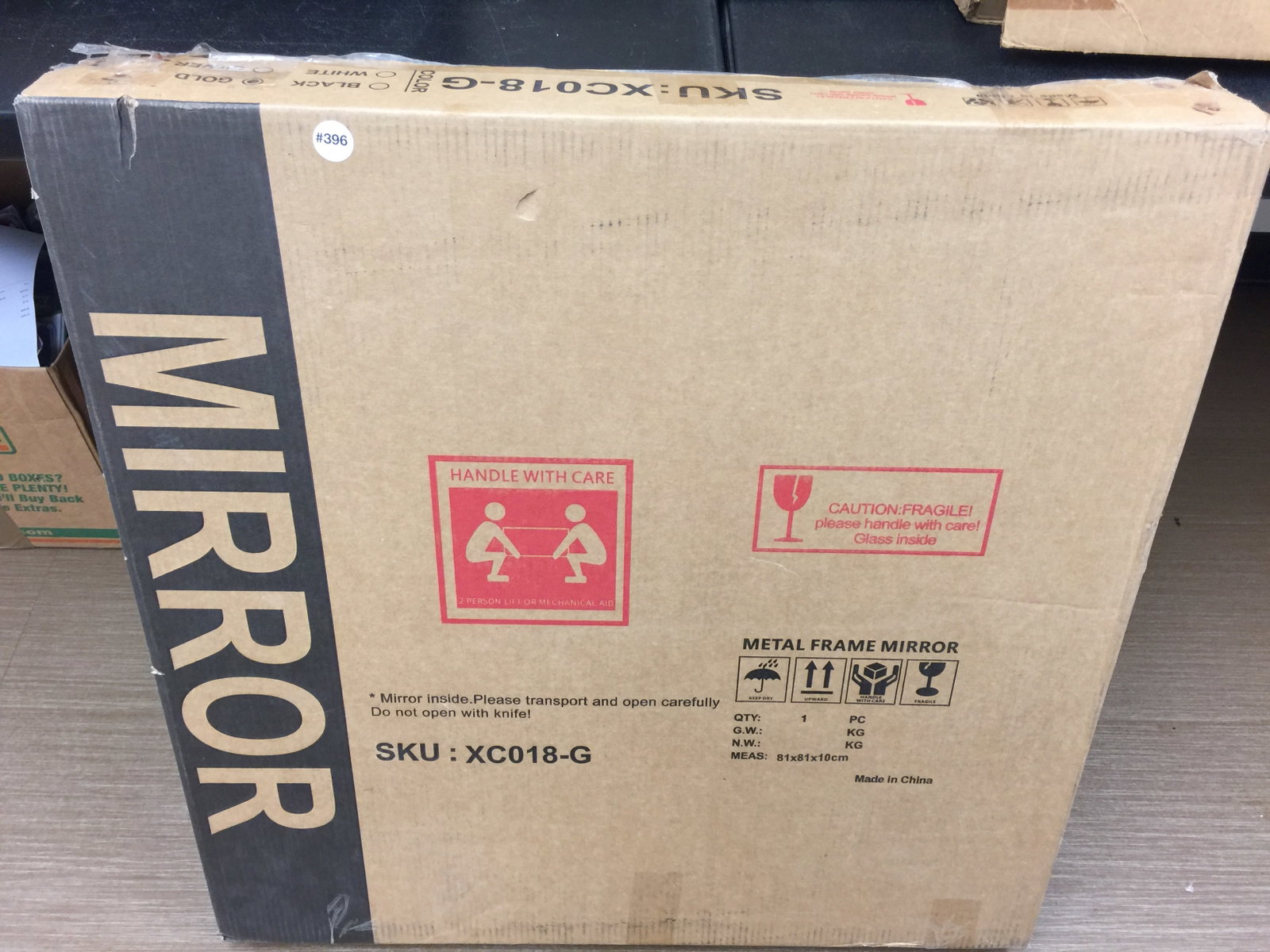 Gold Mirror: nib.