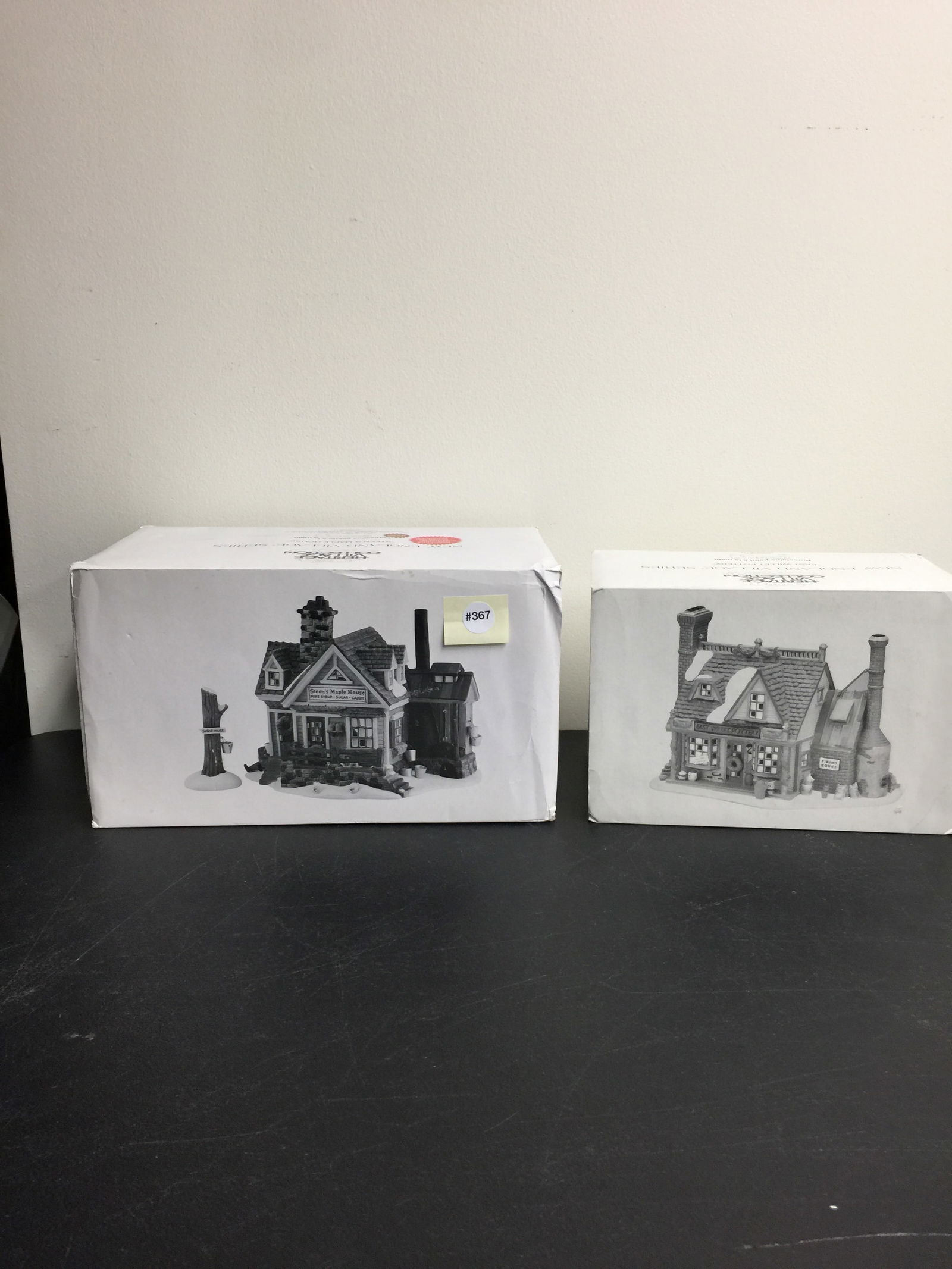 2 Department 56 New England Village Series: Steen's maple House & East Willet Pottery both in original boxes