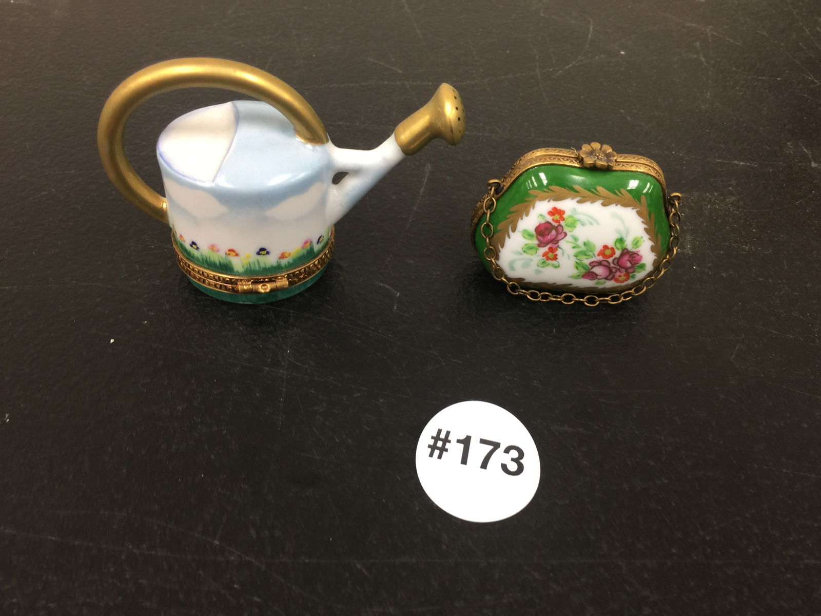 (2) Limoges Peint Main France Boxes (1 of 3)