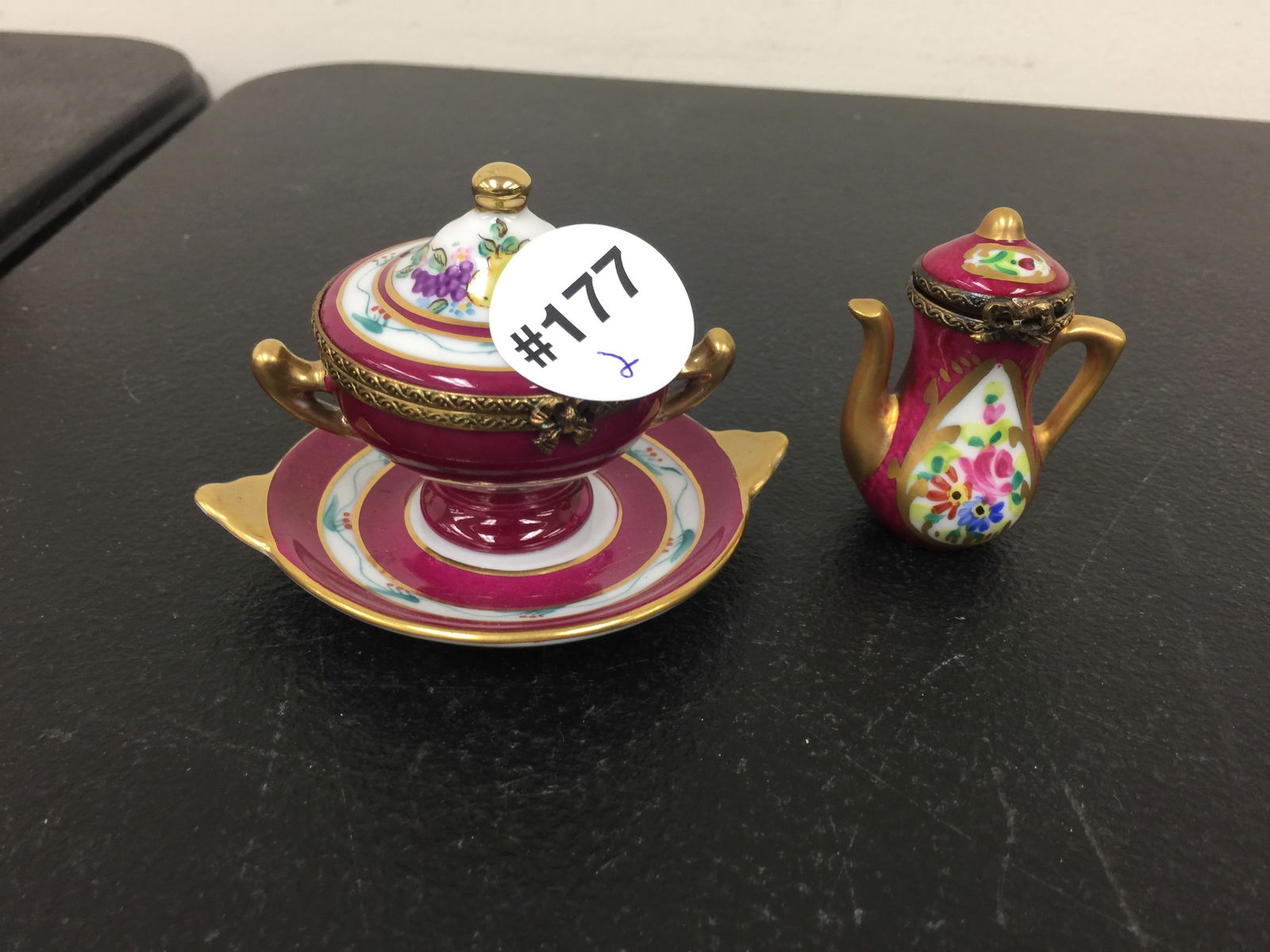 (2) Limoges Peint Main France Boxes (1 of 3)