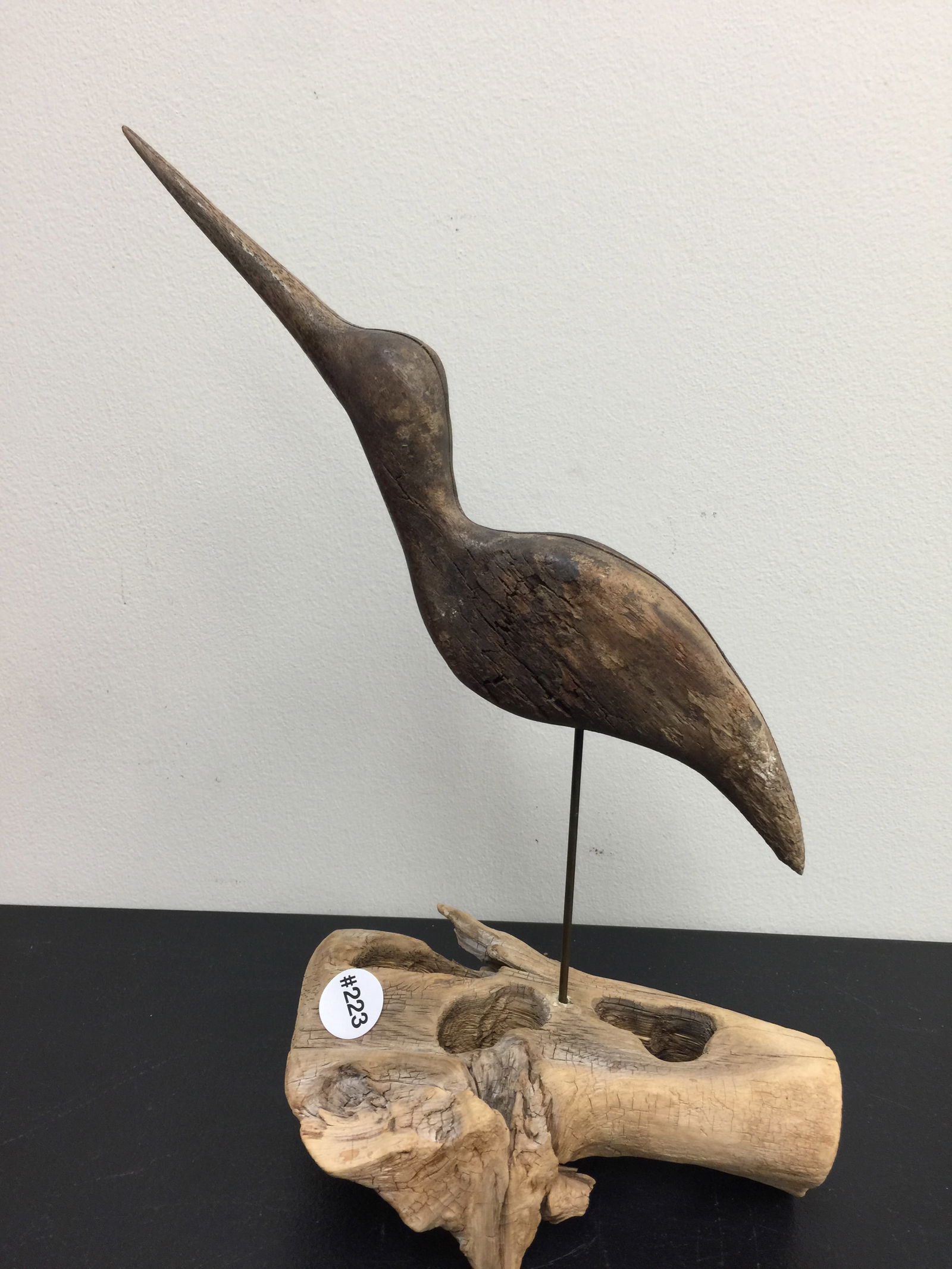 Hand Carved Shore Bird (1 of 4)