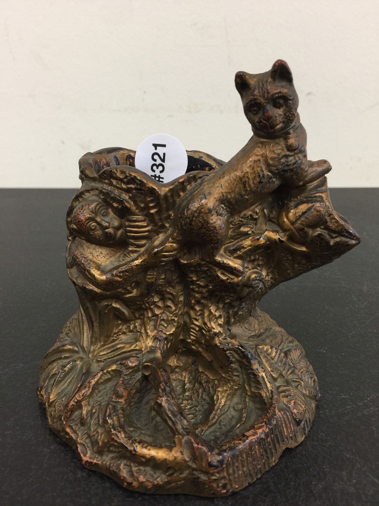 Antique Figural Match Holder (1 of 5)