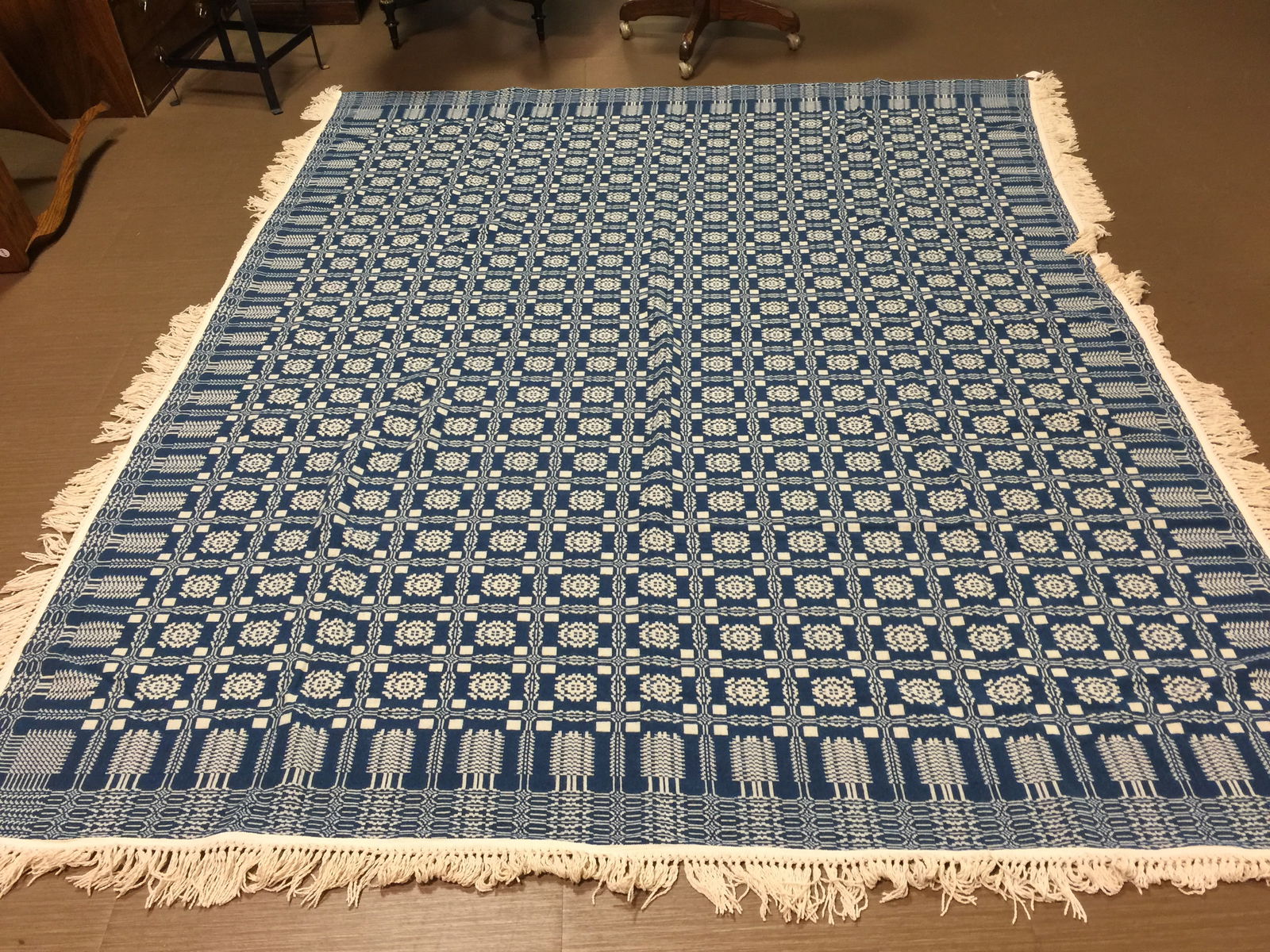 The Goodwind Guild Wool Blanket: Original tag. 102" x 80".