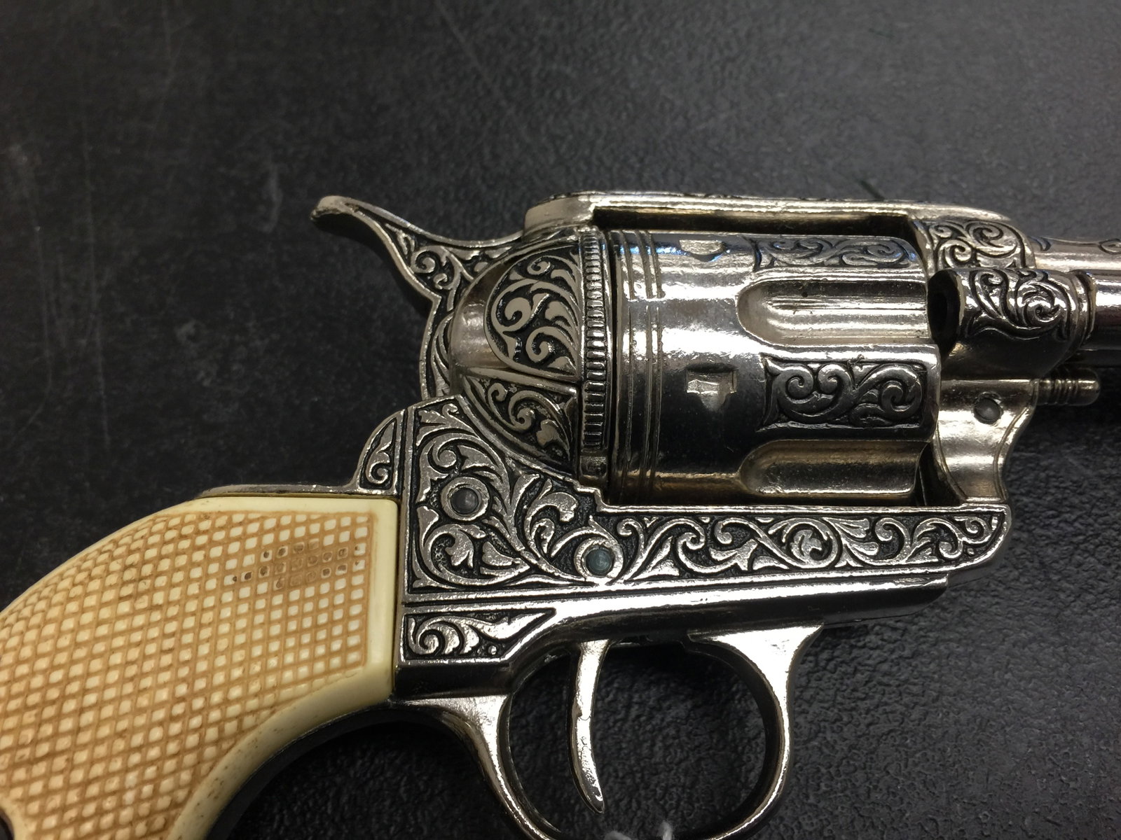 Colt 45 Replica Pistol: 13" x 6".