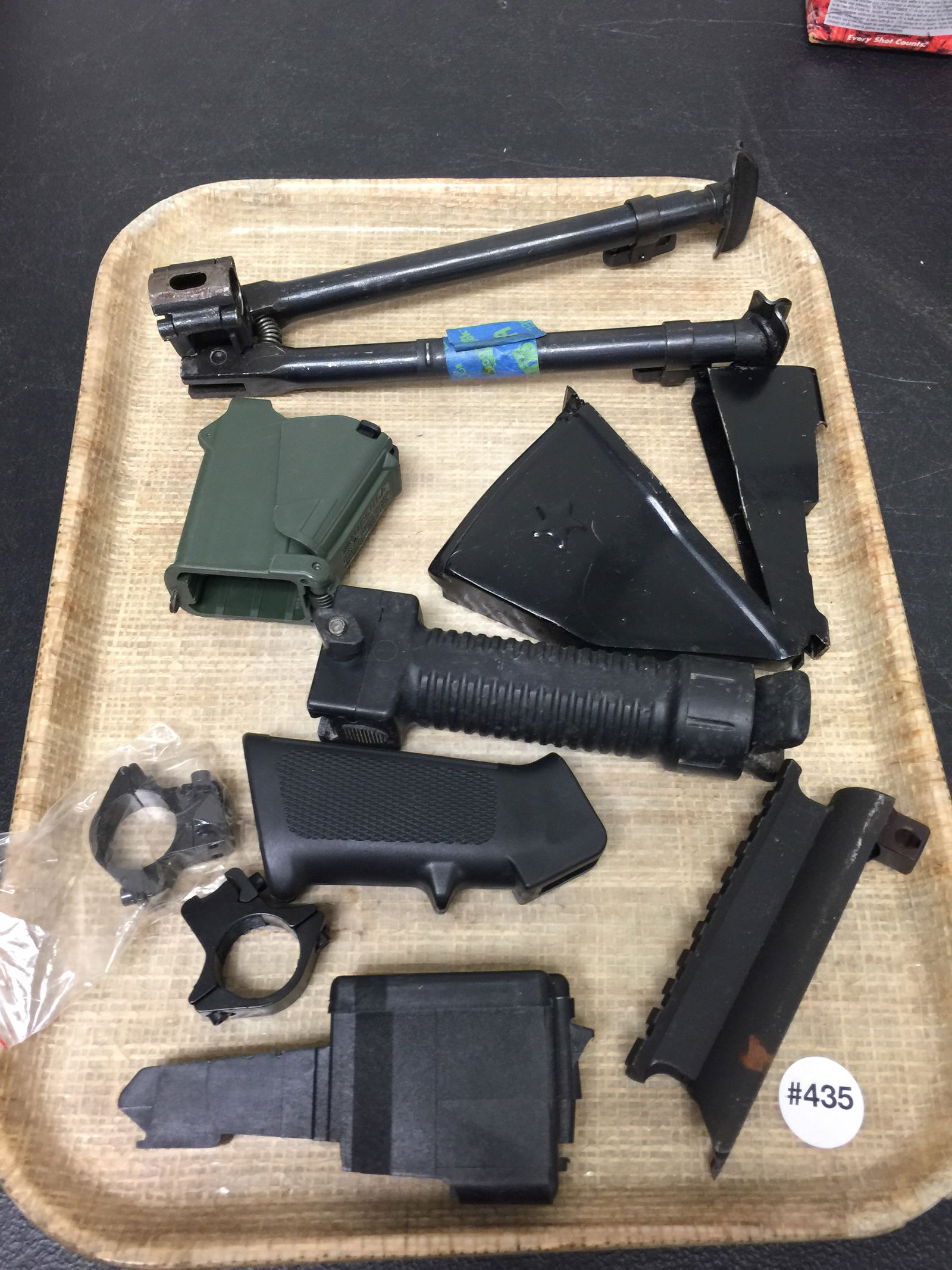 Gun Accessories: includes grips, clips and bullet making items