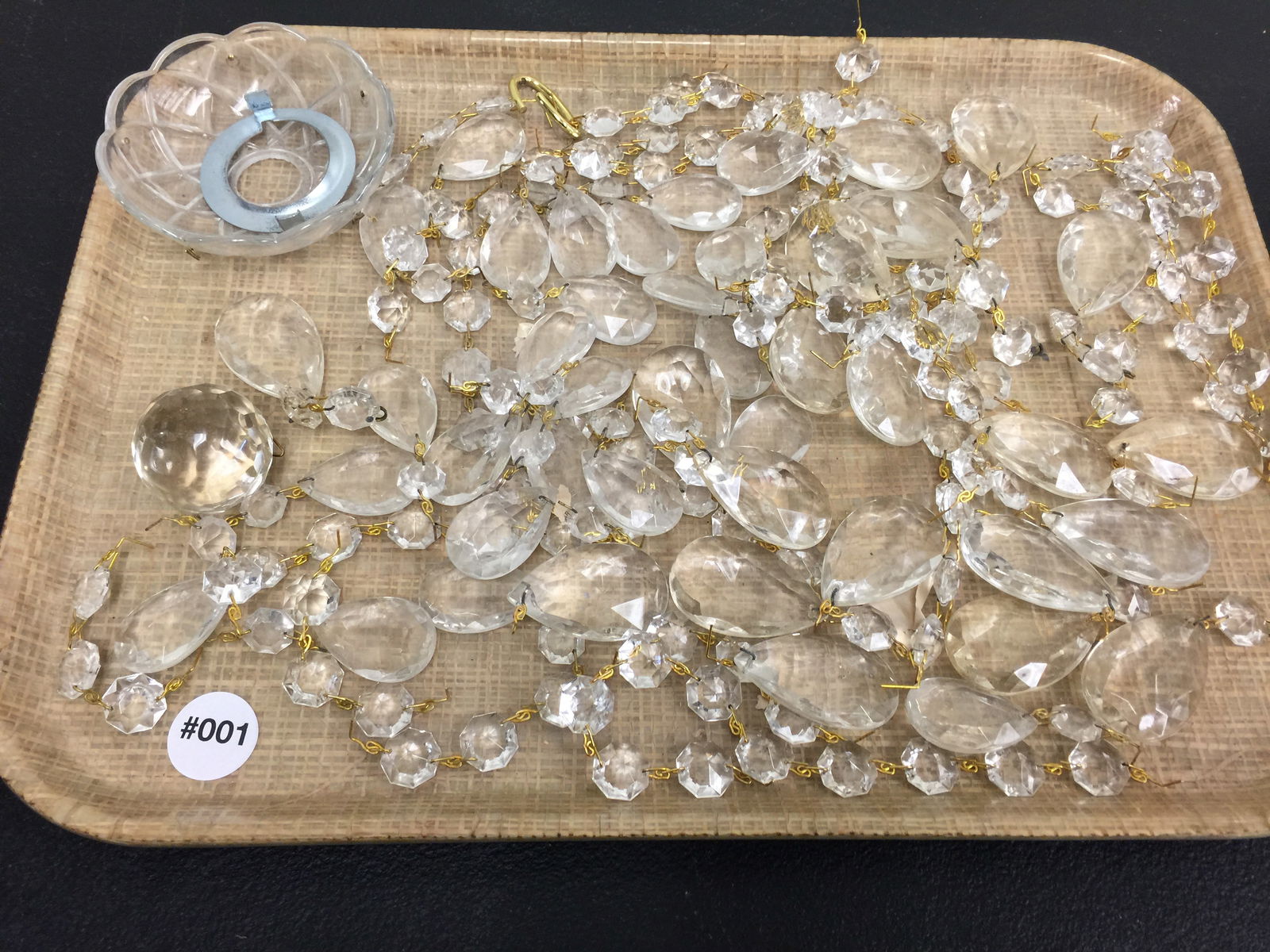 Assorted Prisms: assorted sizes.