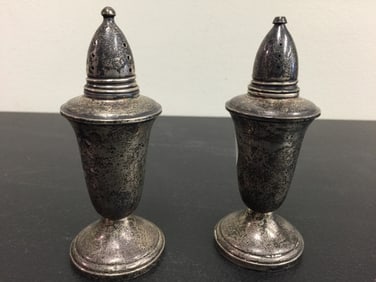 Pair Sterling Weighted Shakers