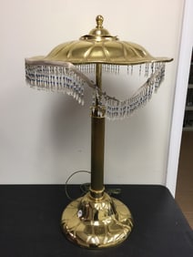 Art Deco Brass Table Lamp