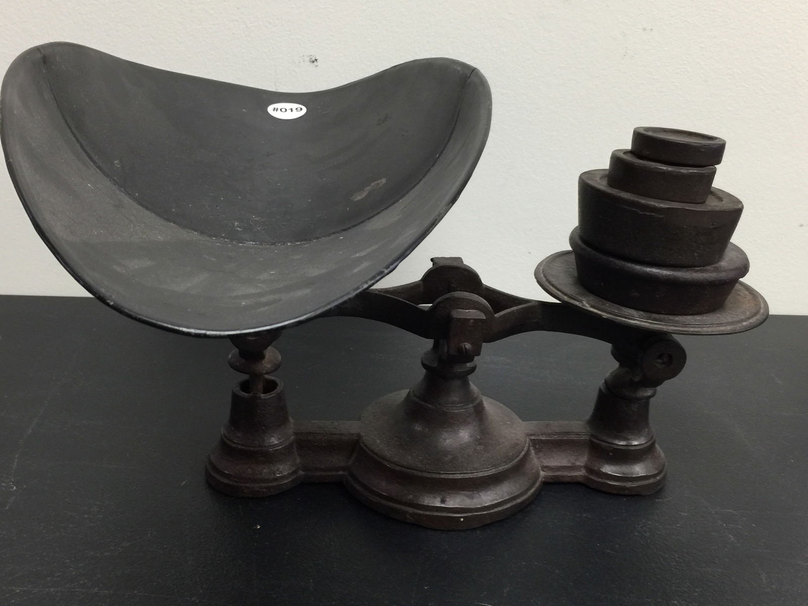 Cast Iron Scale: 14"W.