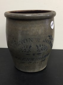 Hamilton & Jones Stencil Crock