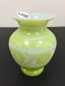 Steuben Acid Etch Vase