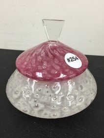 Art Deco Celluloid Guitar Form Powder Jar