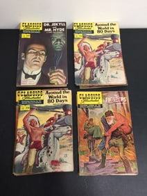 20 Vintage Classic Illustrated Comic Books