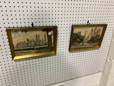 Nicolas Markovitch Watercolor Pair