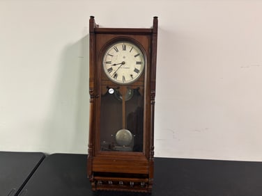 Seth Thomas Carved Wall Clock