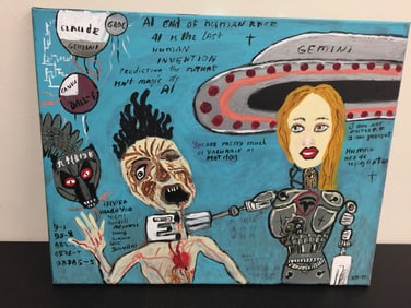 Modern Folk Art Painting