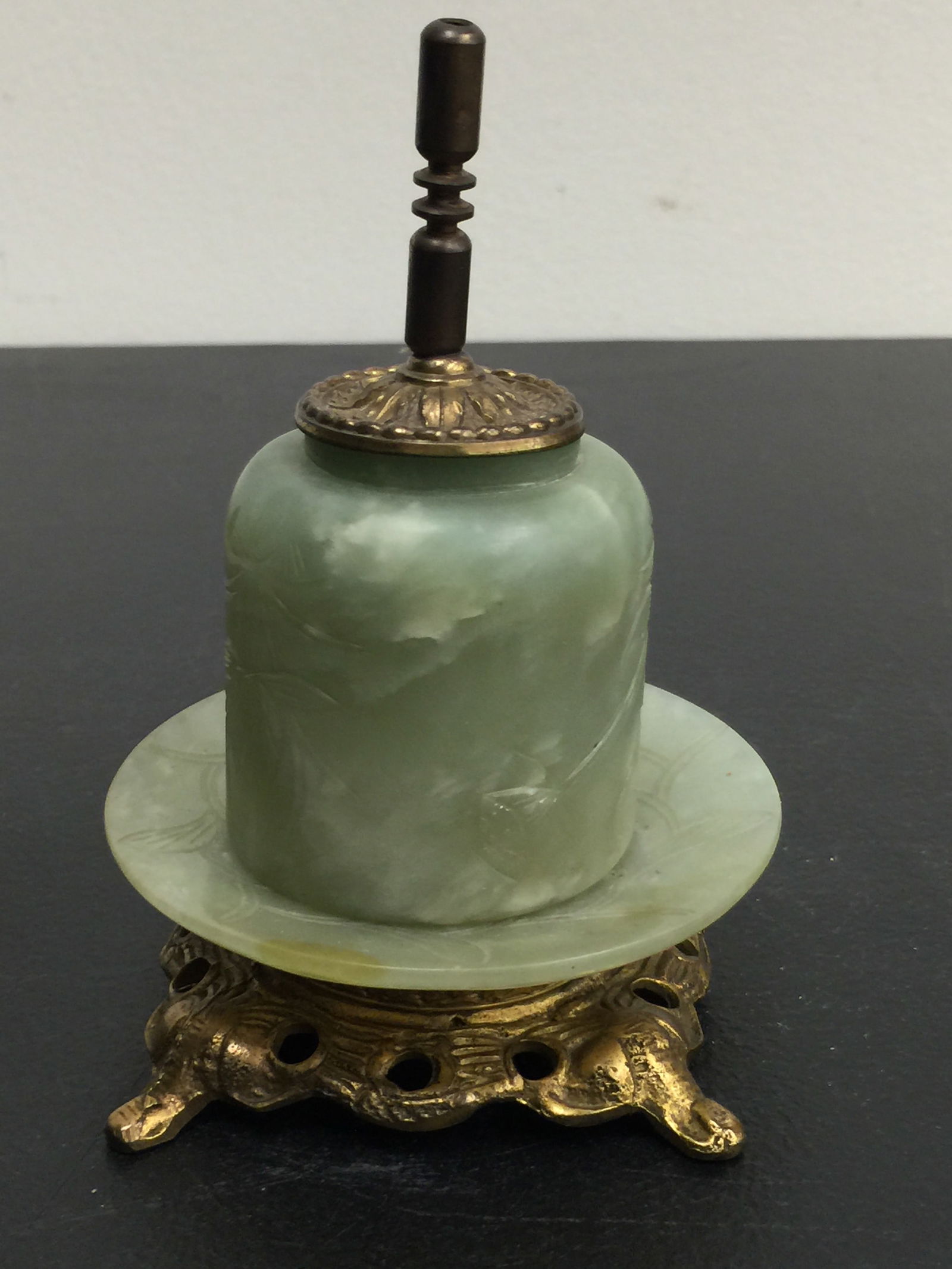 Carved Jade Incense Burner (1 of 5)