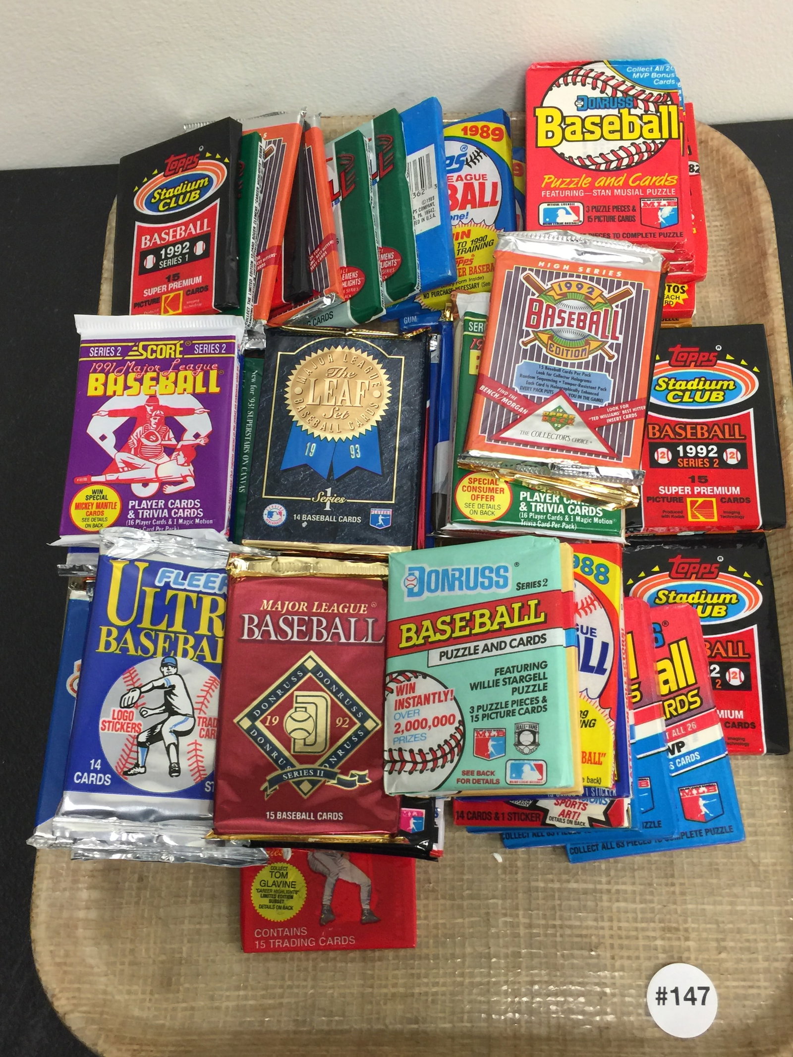 Unopened Baseball Cards: Includes Fleer, Don Russ, Topps and more.