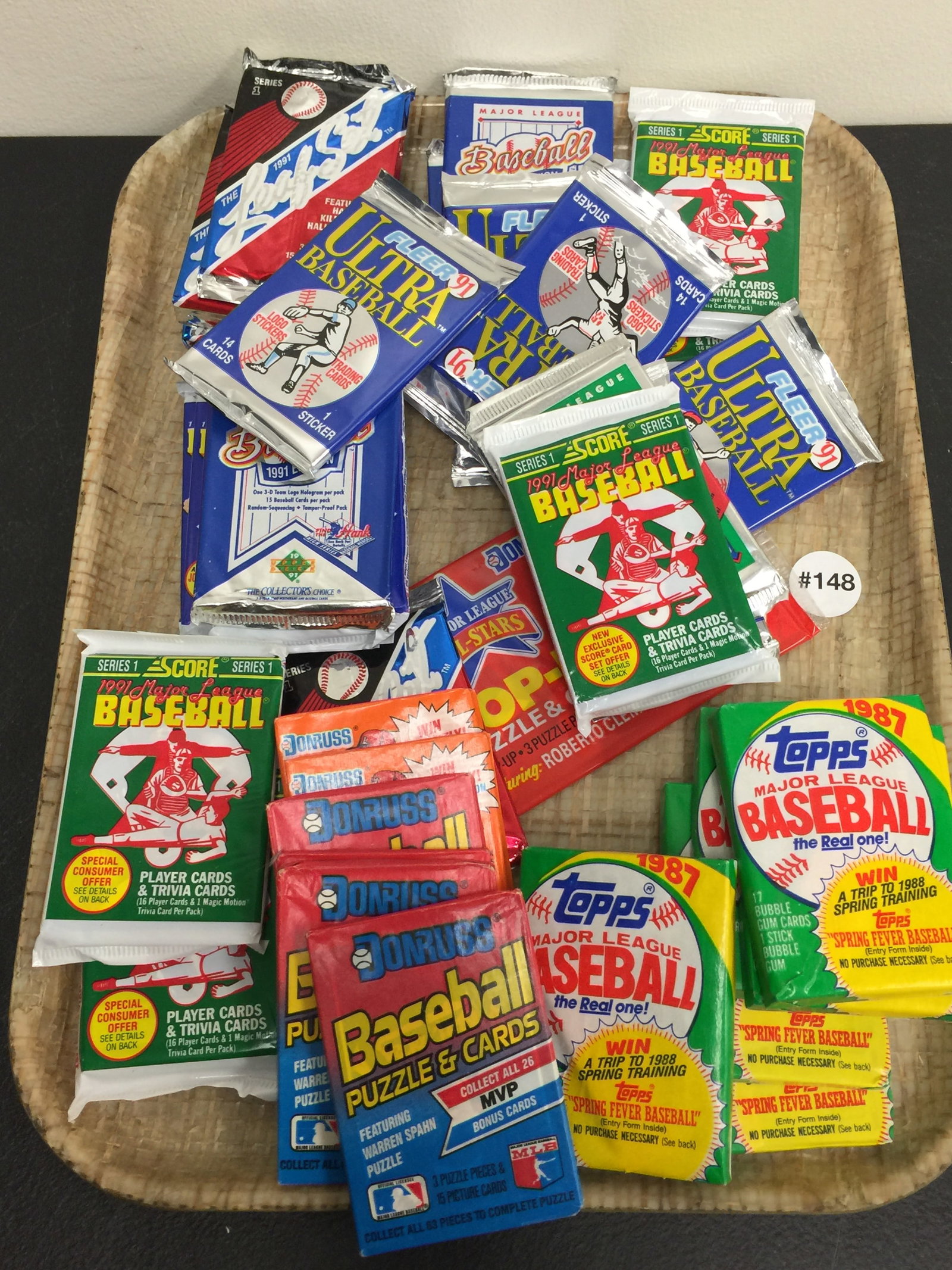 Unopened Baseball Cards: Includes Fleer, Don Russ, and Topps.
