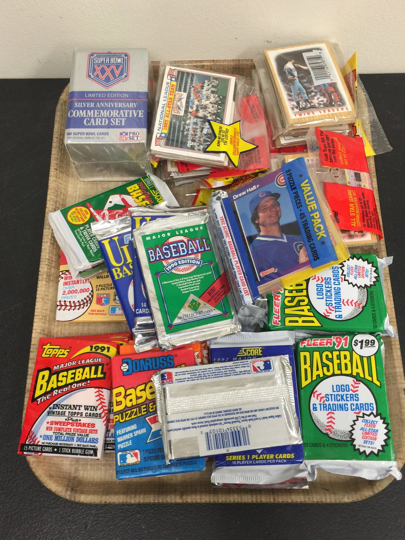Unopened Baseball Cards: Includes Fleer, Don Russ, Topps and more.