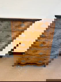 Antique Oak Hi-Chest