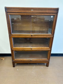 Antique Oak Barrister Bookcase