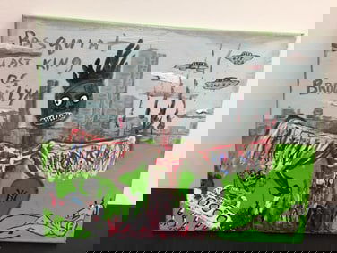 Modern Folk Art Painting