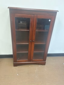 Mahogany Double Door Bookcase