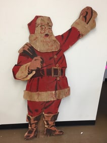 Vintage Wood Santa Claus