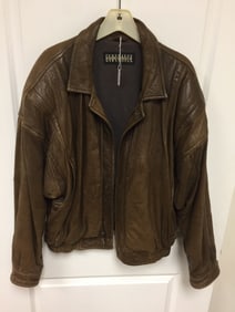 Vintage Men's Leather Coat