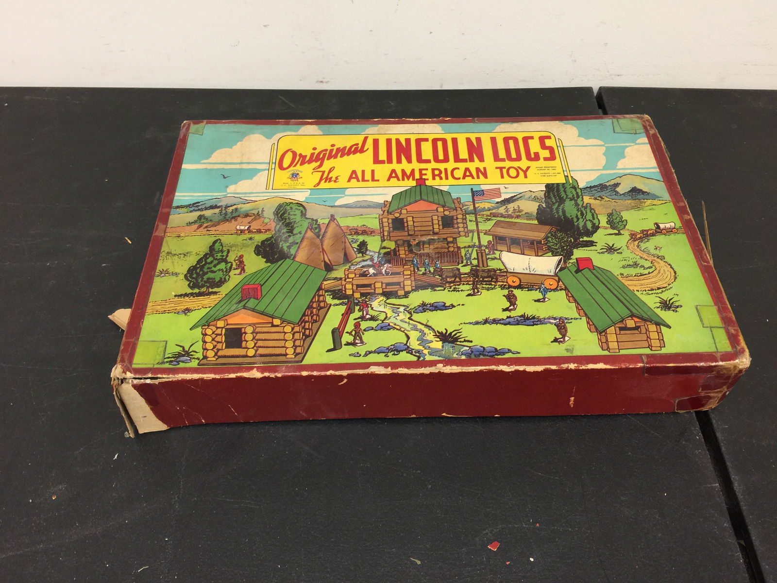 Original Lincoln Log: Box 17".