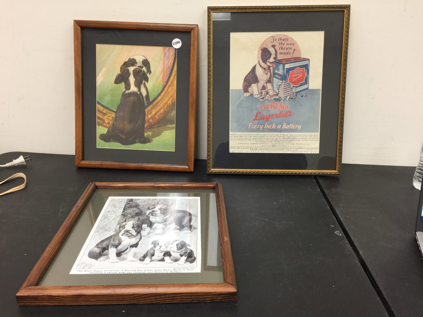 Dog Art (3): advertising and more. largest 15"x17".