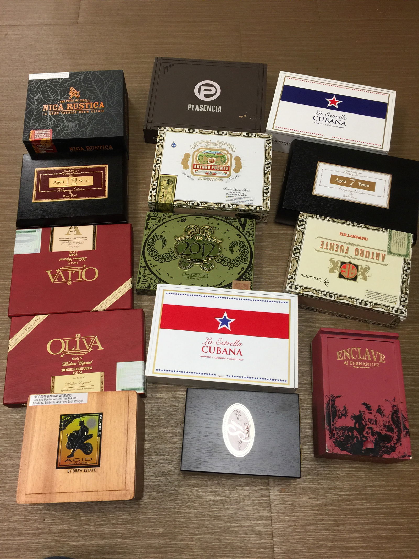 Assorted Cigar Boxes (1 of 3)