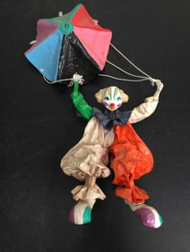 Folk Art Clown Paper Mache