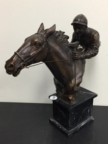 Horse Jockey Bronze