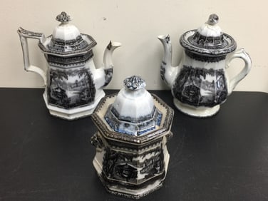 Washington Vase Transferware Lot