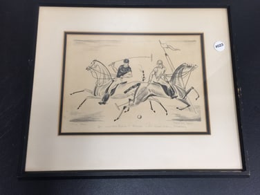 Drypoint Etching Signed Dahlov Ipcar