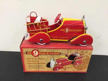 Diecast Hook & Ladder Pedal Vehicle