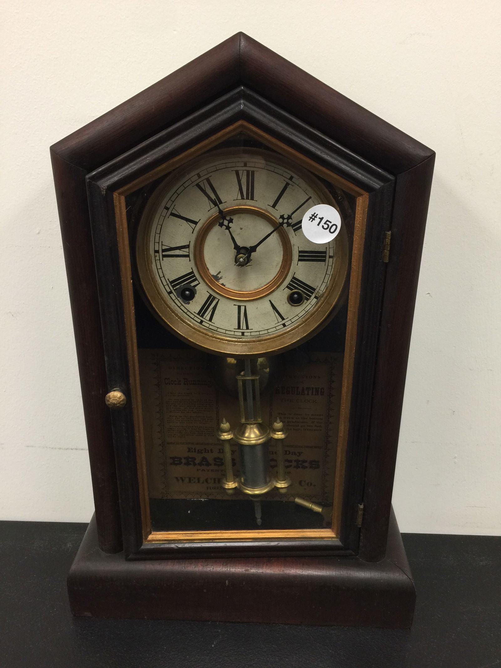 Welch 8 Day Mantle Clock (1 of 3)