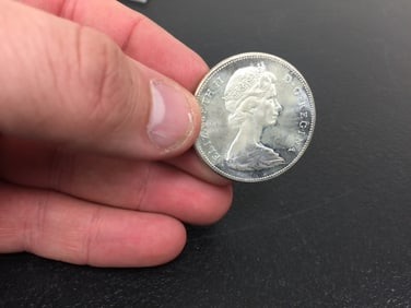 Canadian 50 Silver Dollar