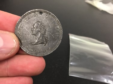 1889 George Washington Inauguration Centennial Medal