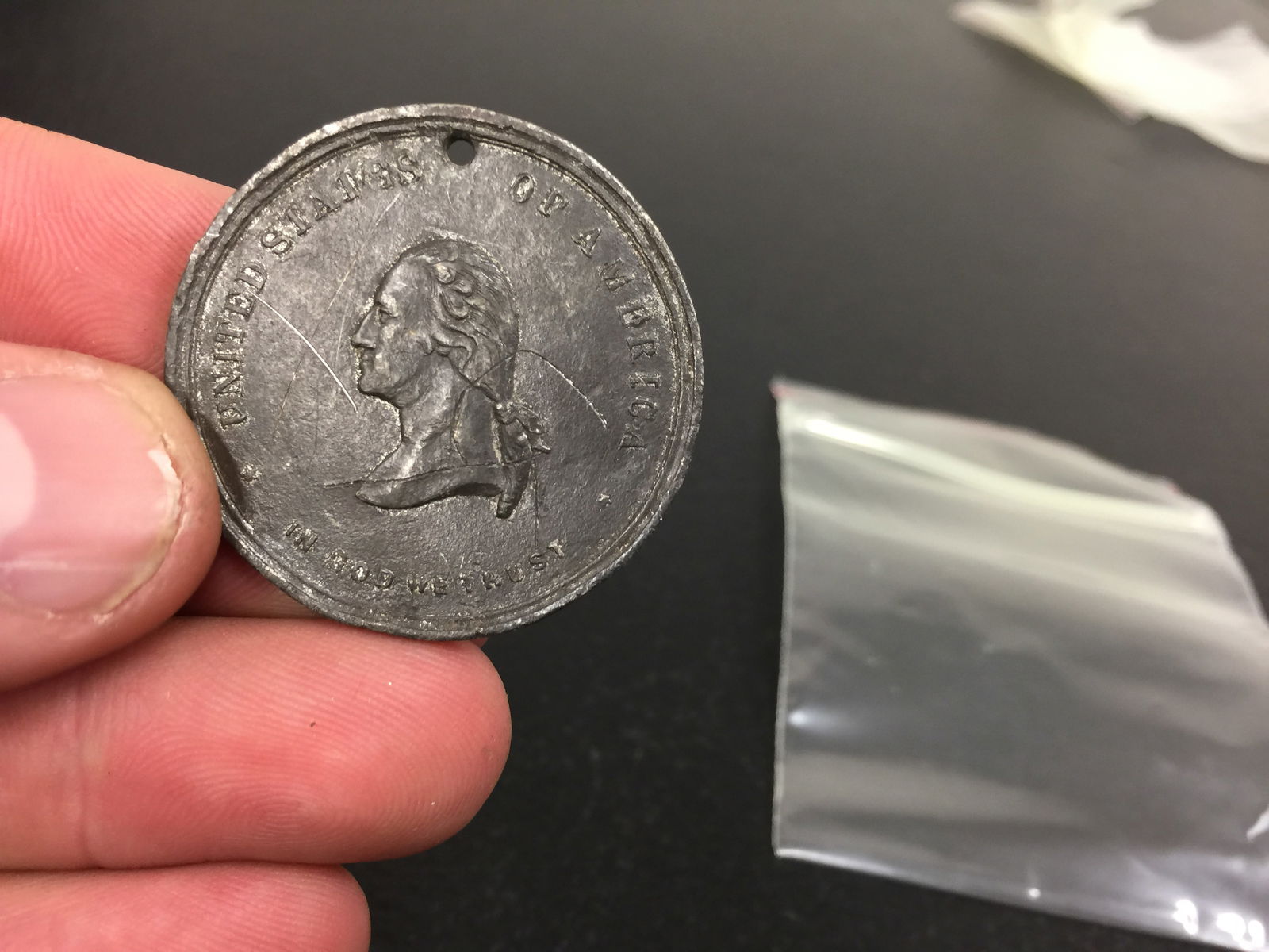 1889 George Washington Inauguration Centennial Medal (1 of 2)