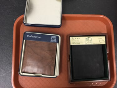 2 Mens Leather Wallets
