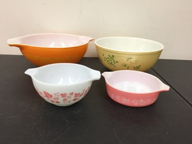 4 Pcs Mixed Pyrex