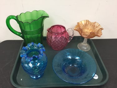 Colored Glass Lot