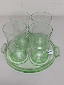 5 Pc Depression Uranium Drinking Set